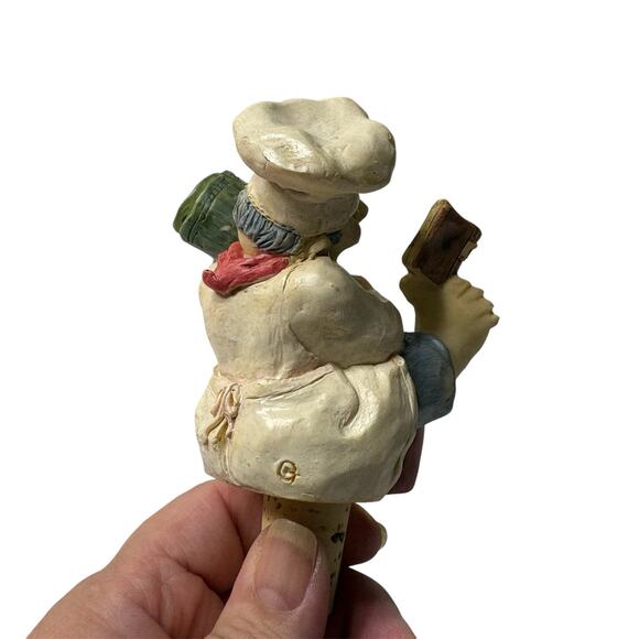 WINE THINGS UNLIMITED | Vintage 2000 Chef Wine Bottle Stopper New in Box - Picture 7 of 14